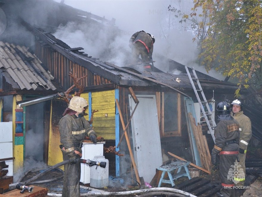 Реагирование подразделений МЧС России по Курганской области на пожар в Далматовском муниципальном округе (итог)